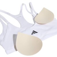 adidas Optimé Workout Strappy Light Support Sport BH Damen - white