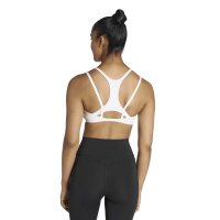 adidas Optimé Workout Strappy Light Support Sport BH Damen - white