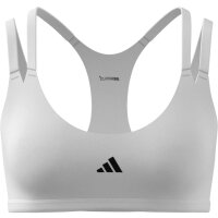 adidas Optimé Workout Strappy Light Support Sport BH Damen - white
