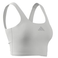 adidas Optime Workout Twist Light Support Bra Tanktop Damen - white