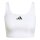 adidas Optime Workout Twist Light Support Bra Tanktop Damen - white