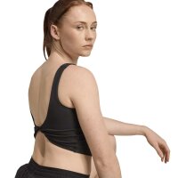 adidas Optime Workout Twist Light Support Bra Tanktop Damen - black