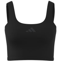 adidas Optime Workout Twist Light Support Bra Tanktop Damen - black