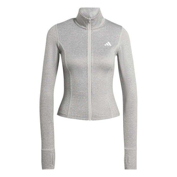 adidas Workout Essentials Heather Zip Through...