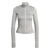 adidas Workout Essentials Heather Zip Through...