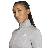 adidas Workout Essentials Heather Zip Through Trainingsjacke Damen - grtwme