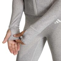 adidas Workout Essentials Heather Zip Through Trainingsjacke Damen - grtwme