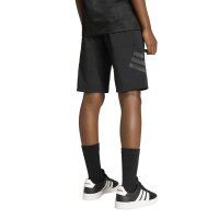 adidas Sport Icons 3 Stripes Long kurze Hose Kinder - black/black
