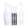 adidas Optimé Workout 3-Stripes Support Sport BH Damen - white/black