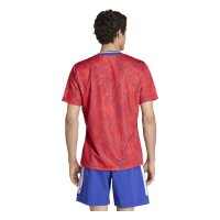 adidas Frankreich Rugby Prematch Trikot Herren - colred