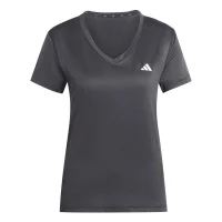 adidas Workout Essentials V-Neck T-Shirt Damen - black