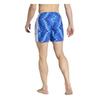 adidas Football-Inspired Graphic 5-Inch Badeshorts Herren - seblbu/white