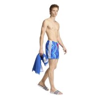 adidas Football-Inspired Graphic 5-Inch Badeshorts Herren - seblbu/white
