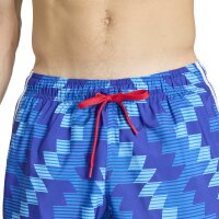 adidas Football-Inspired Graphic 5-Inch Badeshorts Herren - seblbu/white