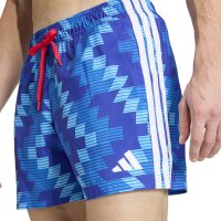 adidas Football-Inspired Graphic 5-Inch Badeshorts Herren - seblbu/white