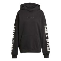 adidas Five Ten Logo Hoodie Herren - black
