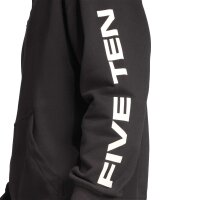 adidas Five Ten Logo Hoodie Herren - black