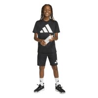 adidas Train Essentials Big Logo kurze Hose Kinder - black/white
