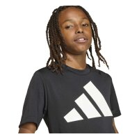 adidas Train Essentials Big Logo T-Shirt Kinder - black/white