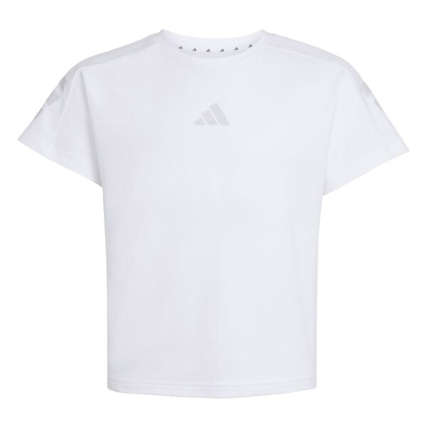 adidas Future Icons 3 Stripes T-Shirt Kinder - white/greone