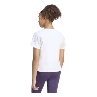 adidas Future Icons 3 Stripes T-Shirt Kinder - white/greone