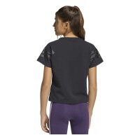 adidas Future Icons 3 Stripes T-Shirt Kinder - black/black