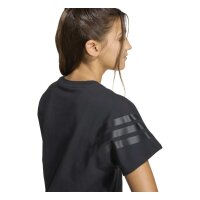 adidas Future Icons 3 Stripes T-Shirt Kinder - black/black