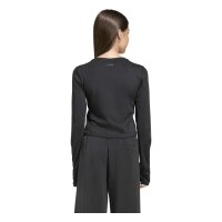 adidas Techfit langarm Shirt Kinder - black/white