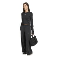 adidas Techfit langarm Shirt Kinder - black/white
