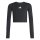 adidas Techfit langarm Shirt Kinder - black/white