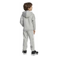 adidas Little 3 Stripes Essentials Fleece Trainingsanzug Kinder - mgreyh