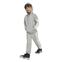 adidas Little 3 Stripes Essentials Fleece Trainingsanzug Kinder - mgreyh