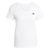 adidas Workout Essentials V-Neck T-Shirt Damen - white