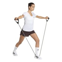 adidas Workout Essentials V-Neck T-Shirt Damen - white