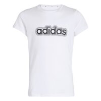 adidas Essentials T-Shirt Kinder - white/black