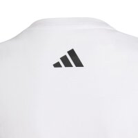 adidas Essentials T-Shirt Kinder - white/black