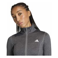 adidas Workout Essentials Heather Zip Through Trainingsjacke Damen - grfome