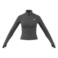 adidas Workout Essentials Heather Zip Through Trainingsjacke Damen - grfome