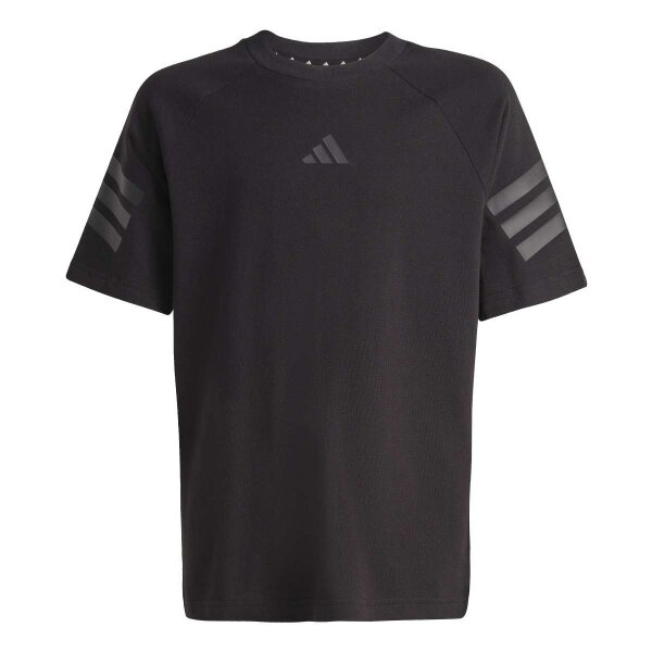adidas Future Icons 3 Stripes T-Shirt Kinder - black/black