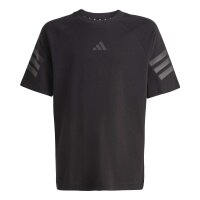 adidas Future Icons 3 Stripes T-Shirt Kinder - black/black
