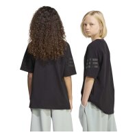 adidas Future Icons 3 Stripes T-Shirt Kinder - black/black