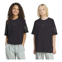 adidas Future Icons 3 Stripes T-Shirt Kinder - black/black