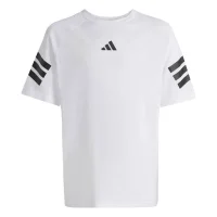 adidas Future Icons 3 Stripes T-Shirt Kinder - white/black