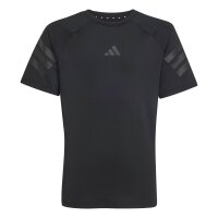 adidas Sport Icons 3 Stripes T-Shirt Kinder - black/black