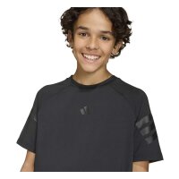 adidas Sport Icons 3 Stripes T-Shirt Kinder - black/black