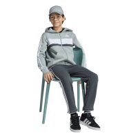 adidas Seasonal Essentials Tiberio 3 Stripes Fleece Trainingsanzug Kinder - wosa/white/dgreyh