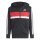 adidas Seasonal Essentials Tiberio 3 Stripes French Terry Trainingsanzug Kinder - black/white/purrub