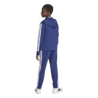 adidas Seasonal Essentials Tiberio 3 Stripes French Terry Trainingsanzug Kinder - dkblue/white/globlu