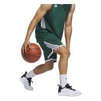 adidas Everyday Pro Bball kurze Hose Herren - drkgrn/white