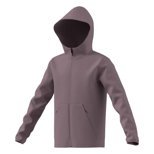 adidas Z.N.E. Full-Zip Kapuzenjacke Kinder - magmau/wonorc